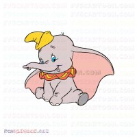 Dumbo Baby Elephant 3 svg dxf eps pdf png
