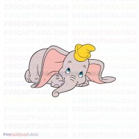 Dumbo Baby Elephant Compulsory svg dxf eps pdf png