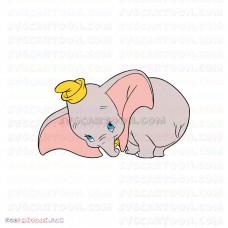 Dumbo Elephant Behind svg dxf eps pdf png