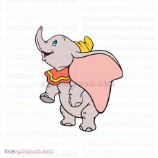 Dumbo Elephant Stand up svg dxf eps pdf png