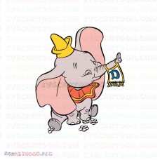 Dumbo Elephant Trumpeting svg dxf eps pdf png