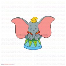 Dumbo Elephant in Circus svg dxf eps pdf png
