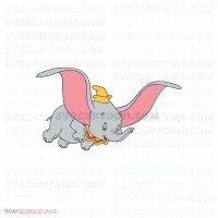 Dumbo Flying Elephant 3 svg dxf eps pdf png