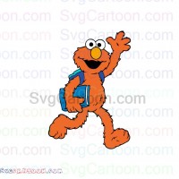 Elmo School Sesame Street svg dxf eps pdf png