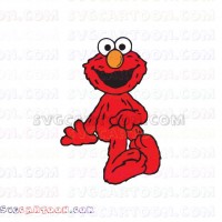 Elmo Smiley Sesame Street svg dxf eps pdf png