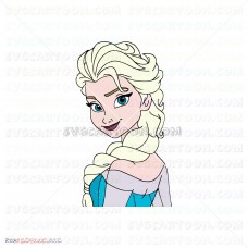 Elsa Frozen 007 svg dxf eps pdf png