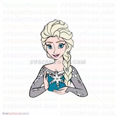 Elsa Frozen 009 svg dxf eps pdf png