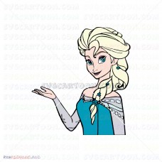 Elsa Frozen 011 svg dxf eps pdf png