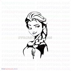 Elsa Frozen 014 svg dxf eps pdf png