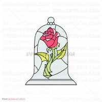 Enchanted rose Beauty And The Beast 012 svg dxf eps pdf png
