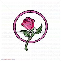 Enchanted rose Beauty And The Beast 013 svg dxf eps pdf png
