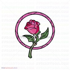Enchanted rose Beauty And The Beast 013 svg dxf eps pdf png