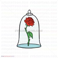 Enchanted rose Beauty And The Beast 036 svg dxf eps pdf png