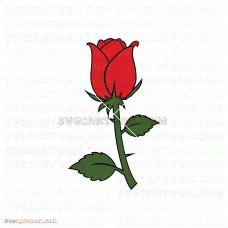 Enchanted rose Beauty And The Beast 060 svg dxf eps pdf png