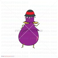 Evil Eggplants Courage the Cowardly Dog 016 svg dxf eps pdf png