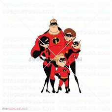 Family The Incredibles 022 svg dxf eps pdf png