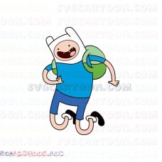 Finn the Human Jumping Adventure Time svg dxf eps pdf png