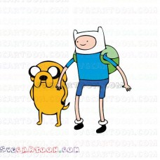 Finn the Human and Jake the Dog 2 Adventure Time svg dxf eps pdf png