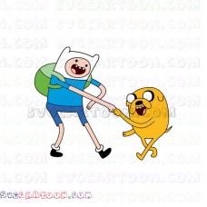 Finn the Human and Jake the Dog 3 Adventure Time svg dxf eps pdf png