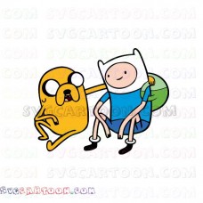 Finn the Human and Jake the Dog 4 Adventure Time svg dxf eps pdf png