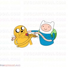 Finn the Human and Jake the Dog Adventure Time svg dxf eps pdf png