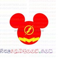 Flash Mickey Mouse svg dxf eps pdf png