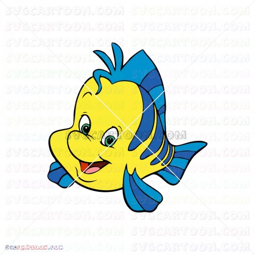 disney flounder clipart