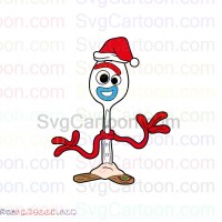 Forky Christmas Toy Story svg dxf eps pdf png