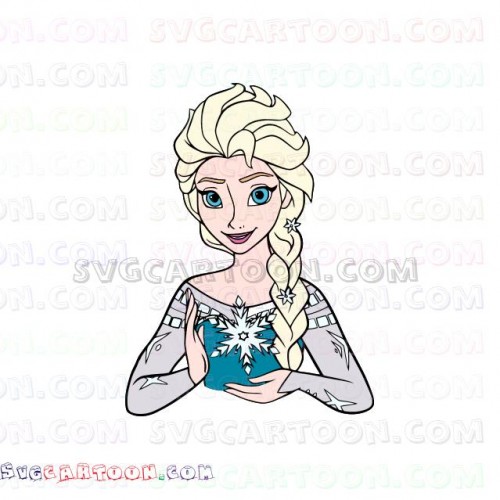 Download Frozen Elsa Snowflake Svg Dxf Eps Pdf Png