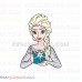 Download Frozen Elsa snowflake svg dxf eps pdf png
