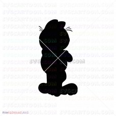 Garfield Silhouette 002 svg dxf eps pdf png