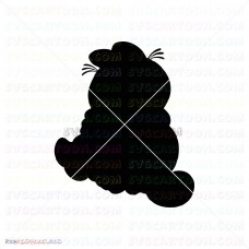 Garfield Silhouette 007 svg dxf eps pdf png