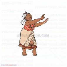 Gramma Tala hula dancing Moana 016 svg dxf eps pdf png