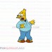 Grandpa Simpson The Simpsons svg dxf eps pdf png