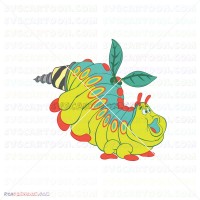 Green Caterpillar Bugs Life 0027 svg dxf eps pdf png