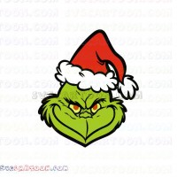 Grinch Christmas Dr Seuss The Cat in the Hat svg dxf eps pdf png