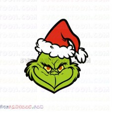 Grinch Christmas Dr Seuss The Cat in the Hat svg dxf eps pdf png