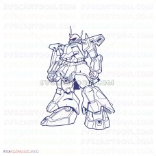 Gundam 004 svg dxf eps pdf png