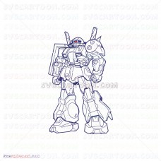 Gundam 005 svg dxf eps pdf png