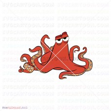 Hank the Octopus Finding Nemo 015 svg dxf eps pdf png