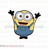 Happy Minion Minions Birthday svg dxf eps pdf png