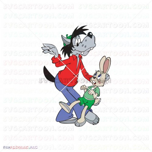 Hare and Wolf Nu Pogodi Well Just You Wait 002 svg dxf eps pdf png