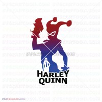 Harley Quinn Silhouette svg dxf eps pdf png