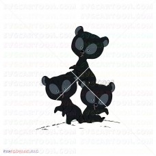 Harris and Hubert and Hamish as bears threebears Brave 004 svg dxf eps pdf png