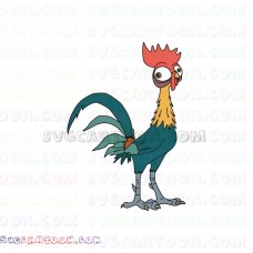 Hei Hei the Rooster Moana svg dxf eps pdf png