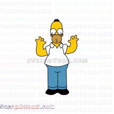 Homer Simpson The Simpsons svg dxf eps pdf png