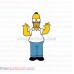 Homer Simpson The Simpsons svg dxf eps pdf png