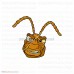 Hopper Grasshopper Face Bugs Life 0017 svg dxf eps pdf png