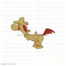 Horse and the Protagonist Quick Draw McGraw 008 svg dxf eps pdf png