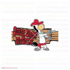 Horse and the Protagonist Quick Draw McGraw 010 svg dxf eps pdf png